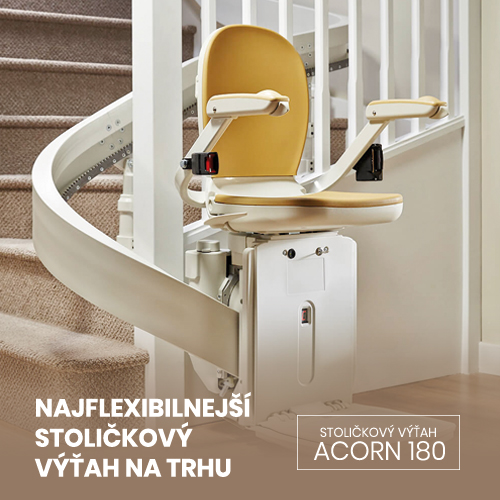 Stoličkový výťah na točité schodisko - Acorn 180