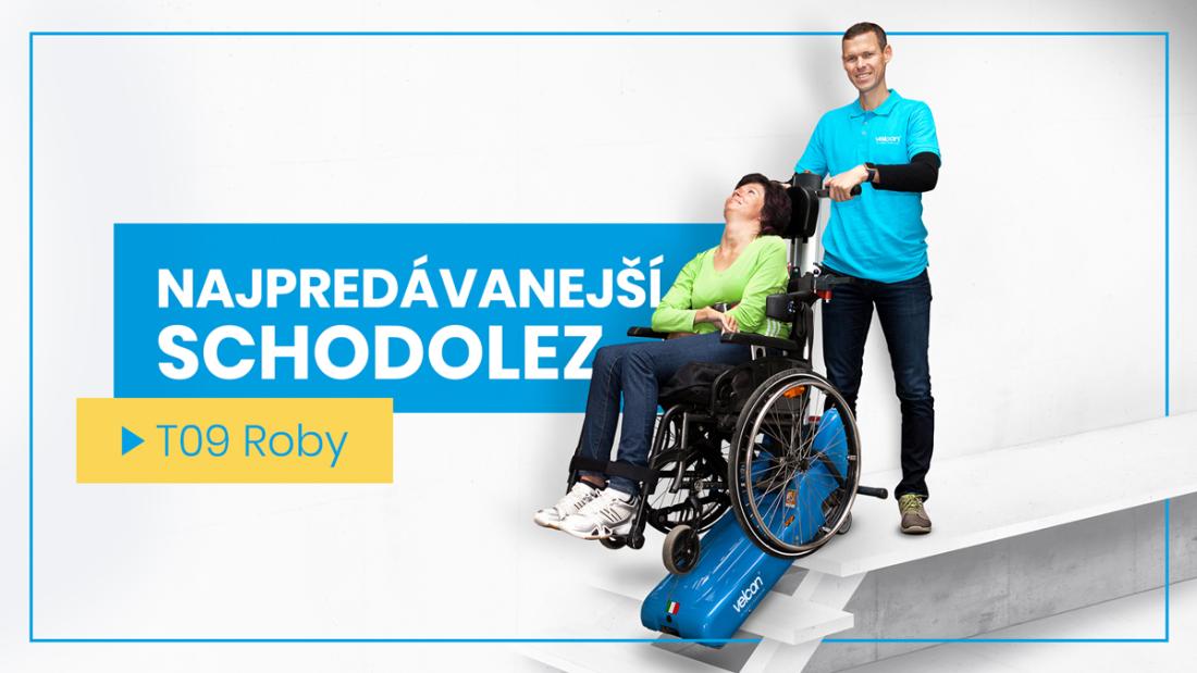 VIDEO: ROBY T09 pásový schodolez